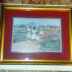 Home interiors, beautifully framed and mounted Ann Mount print 15"x12"